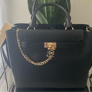 Michael Kors Hamilton Legacy Belted Leather Satchel - BRAND NEW!!